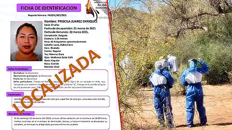 El cuerpo de la mujer fue localizado entre el monte (Foto: Especial)