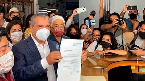 “Existe confianza de que el tribunal tome decisión con base a la razón y justicia", afirmó Morón Orozco (Foto: Raúl Morón)