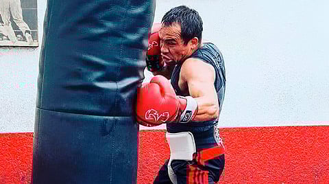 La lucha entre los pugilistas será de exhibición (Foto Facebook: Juan Manuel Márquez)