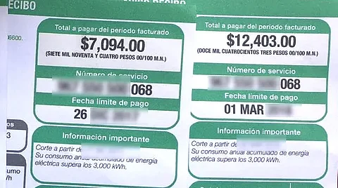 Por poner un ejemplo mediático, la actriz y cantante Susana Zavaleta denunció públicamente el elevado costo de sus recibos de electricidad (Foto Twitter: Susana Zavaleta)