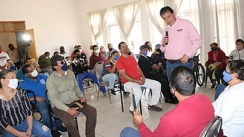 “Tengan la certeza de que seré un presidente municipal sensible a ustedes", dijo el candidato (Foto: cortesía)