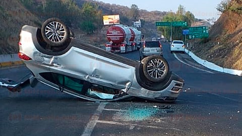 El percance se registró durante la mañana de este lunes en las cercanías de la población de Cuto del Porvenir (Foto: RED-113)