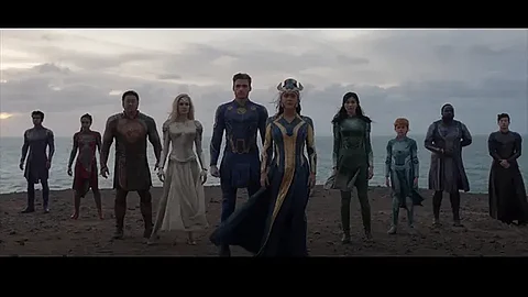 Ajak y Thena son los personajes que interpretarán Angelina Jolie y Salma Hayek (Captura de video, tráiler Marvel YouTube)