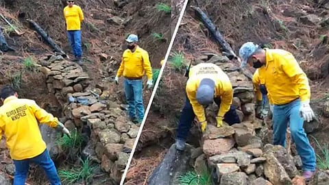 La finalidad es evitar deslaves y escurrimientos que pongan en riesgo a la población en temporada de lluvias (Foto Cortesía)
