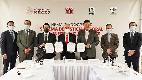 Este convenio pone a disposición de los tribunales la información institucional en materia laboral y de seguridad social (Foto Cortesía)