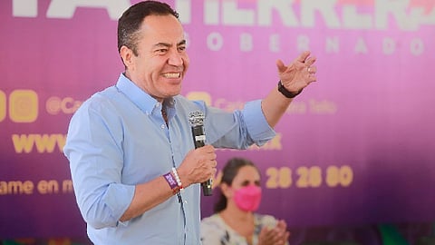 Señaló que probablemente el domingo se concluya el conteo de los votos para la gubernatura (Foto FB: Carlos Herrera Tello)
