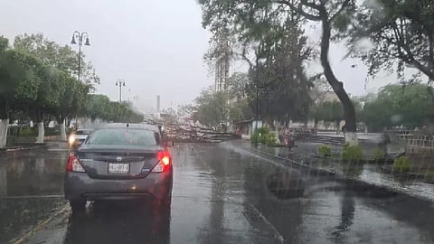 Una colonia de la ciudad registró altos niveles de agua (Foto: cortesía)