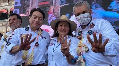 Myriam Martínez, una de las fundadoras de Morena, en los comicios del 6 de junio logró superar en votación a la mayoría de candidatos a diputados federales de Morena sin coalición con otros partidos (Foto: Cortesía)