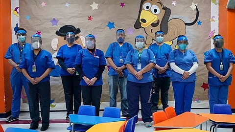 Los trabajadores de las guarderías ya fueron vacunados contra Covid-19, cuentan con Equipo de Protección Personal y tendrán horarios escalonados para evitar aglomeraciones (Foto Cortesía)