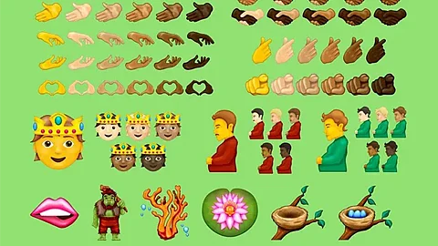 Por el Día del Emoji, estuvo esta propuesta para votación ¿Cuál te gusta más? (Imagen: emojipedia)