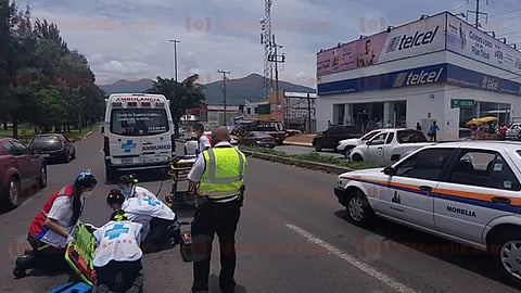 La víctima fue trasladada a un hospital en esta capital (Foto: RED 113)