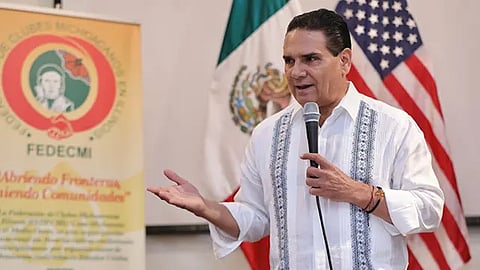 El gobernador anunció próximas reuniones en Washington DC con la OEA, CIDH, congresistas e institutos de cooperación bilateral México-Estados Unidos (Foto: Cortesía)