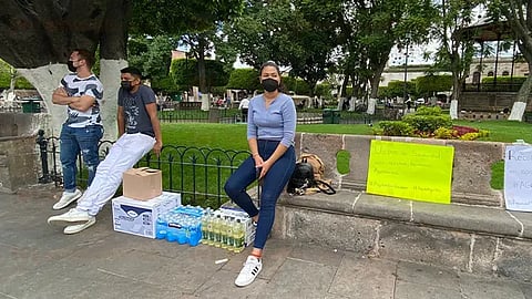 En Morelia los víveres se recolectaron el viernes 9 de julio (Foto: Cynthia Arroyo)