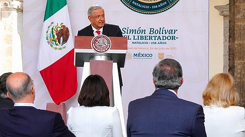 AMLO hizo énfasis en que “las naciones no deben aprovecharse del infortunio de otros pueblos” (Foto: lopezobrador.org.mx)