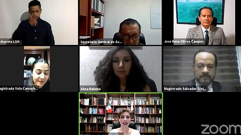 Magistrados del TEEM decretaron, con votación unánime, la nulidad de la casilla  (Foto: captura de pantalla)