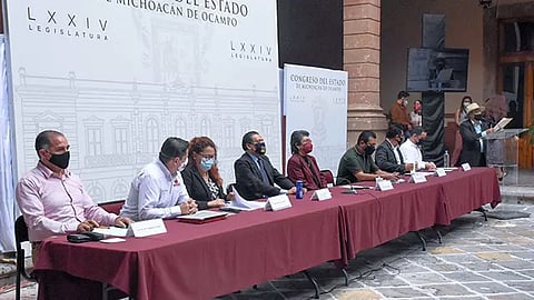 La Comisión de Trabajo y Previsión Social del Congreso del Estado, organizó el foro denominado “La Situación Laboral en las Instituciones de Nivel Superior en Michoacán" (Foto Cortesía)