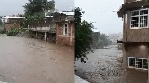 En la demarcación de Arteaga, incrementó el nivel de cauce del río Toscano (Foto: cortesía)
