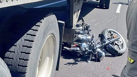 Por la magnitud del accidente la autopista fue cerrada por algunas horas (Foto: Twitter/SUUMA_CDMX)