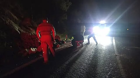 Protección Civil se encargó de retirar el escombro (Foto: Red 113)