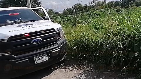 Al lugar arribaron elementos de seguridad, quienes acordonaron el área y realizaron las investigaciones correspondientes (Fotograma: RED 113)