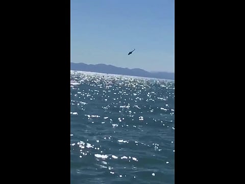 Se desploma helicóptero de la Semar en el Golfo de California