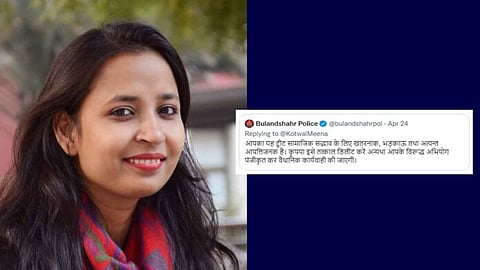 'The Mooknayak' editor Meena Kotwal received threat from Bulandshahr Police Twitter handle