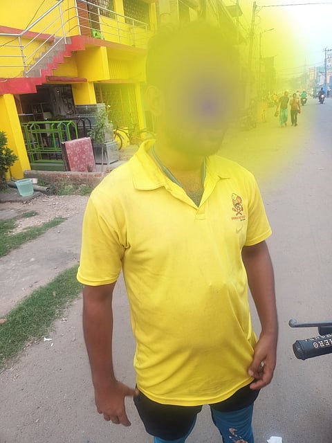 उड़ीसा में बिरयानी वाले को परेशान किया गया।