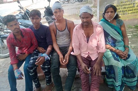 दलित महिला के घर में चोरी के बाद उसकी पिटाई