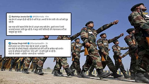 सेना में अग्निवीरों की भर्ती में जाति और धर्म पूछने पर गरमाई राजनीति