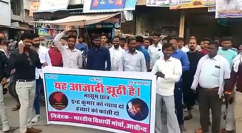 इन्द्र मेघवाल हत्याकांड मामले में प्रदेश भर में सुलगी विरोध की चिंगारी