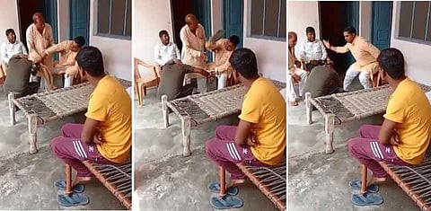 मुजफ्फरनगर में प्रधान ने दलित युवक को पीटा