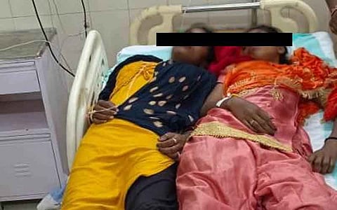 दलित बहनों से छेड़छाड़ व जबरन अगवा करने का आरोप