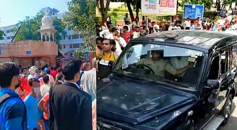 लखनऊ KGMU: 2000 से अधिक कर्मचारी धरने पर, मरीजों का हुआ बुरा हाल