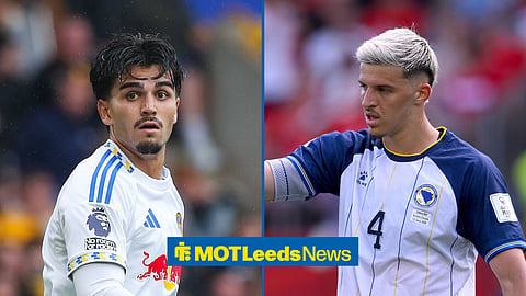 A 50-50 split image of Pascal Struijk and Tarik Muharemovic.