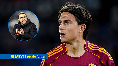 Paulo Dybala and Leeds United boss Daniel Farke
