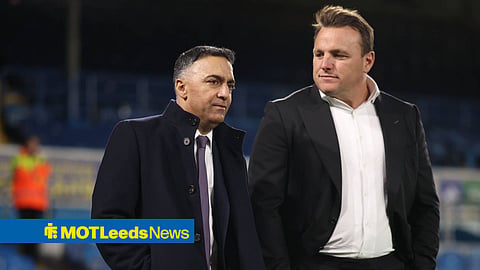 Paraag Marathe walking on Elland Road turf ahead of Leeds United vs Sunderland