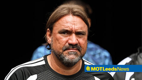 Daniel Farke pictured ahead of a Leeds pre-season game