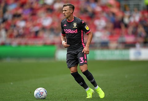 Kalvin Phillips reacts as Barry Douglas joins Lech Poznan after Leeds exit