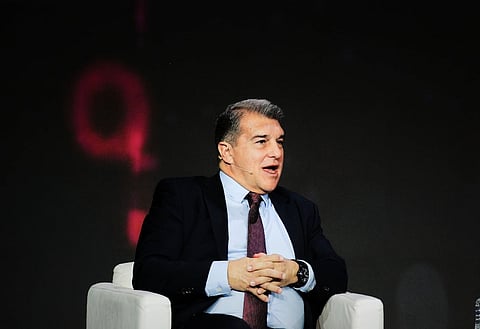 Barcelona president Joan Laporta creates 'great anger' as he pushes for Leeds United's Raphinha