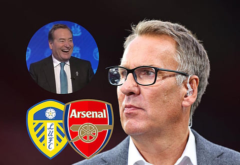 Jeff Stelling mocks Paul Merson live on Sky as new footage emerges of Leeds United incident v Arsenal
