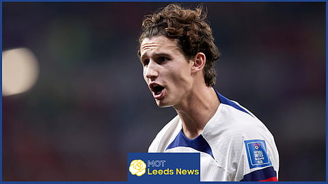 Brenden Aaronson is on loan at Union Berlin from Leeds United