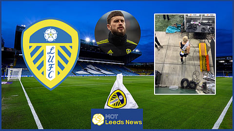 Mateusz Klich was spotted with a Leeds United scarf. Credit: @lufcoc37 on X