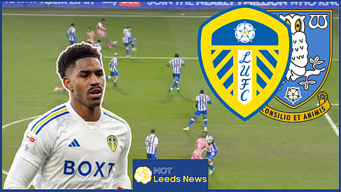Tony Dorigo reacts to Junior Firpo in Leeds United v Sheffield Wedneday