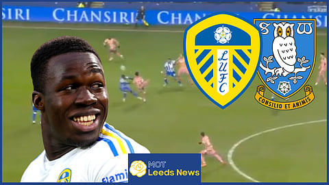 Leeds United ace Willy Gnonto scored v Sheffield Wednesday. Credit: Sky Sports