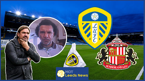 Don Goodman reacts to Leeds United first half performance v Sunderland