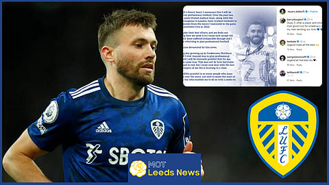 Stuart Dallas has announced his retirement at Leeds United. Credit: Stuart_Dallas15 on Instagram
