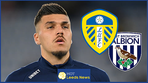 Joel Piroe started for Leeds United against West Brom