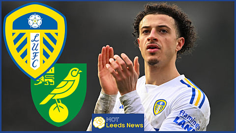 Ethan Ampadu is a doubt for Leeds United v Norwich City