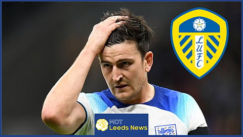 Harry Maguire reacts as ex-teammate makes comment after Leeds game