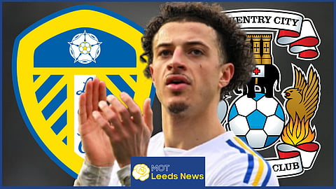 Leeds United captain Ethan Ampadu went off against Coventry City